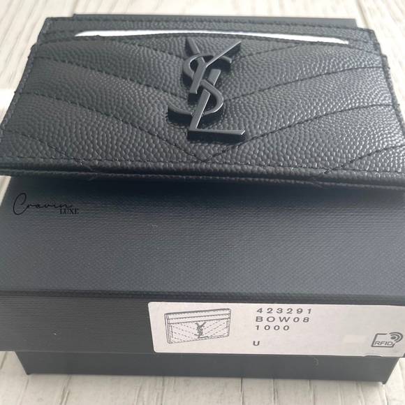 ❌❌ SOLD ❌❌New Saint Laurent Card Holder - Picture 5 of 9